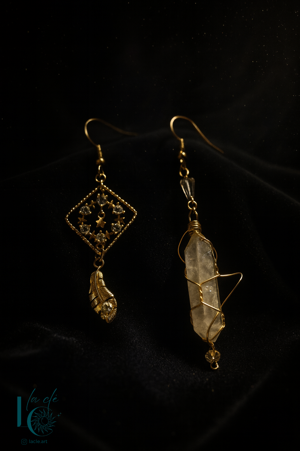 Feather & Crystal