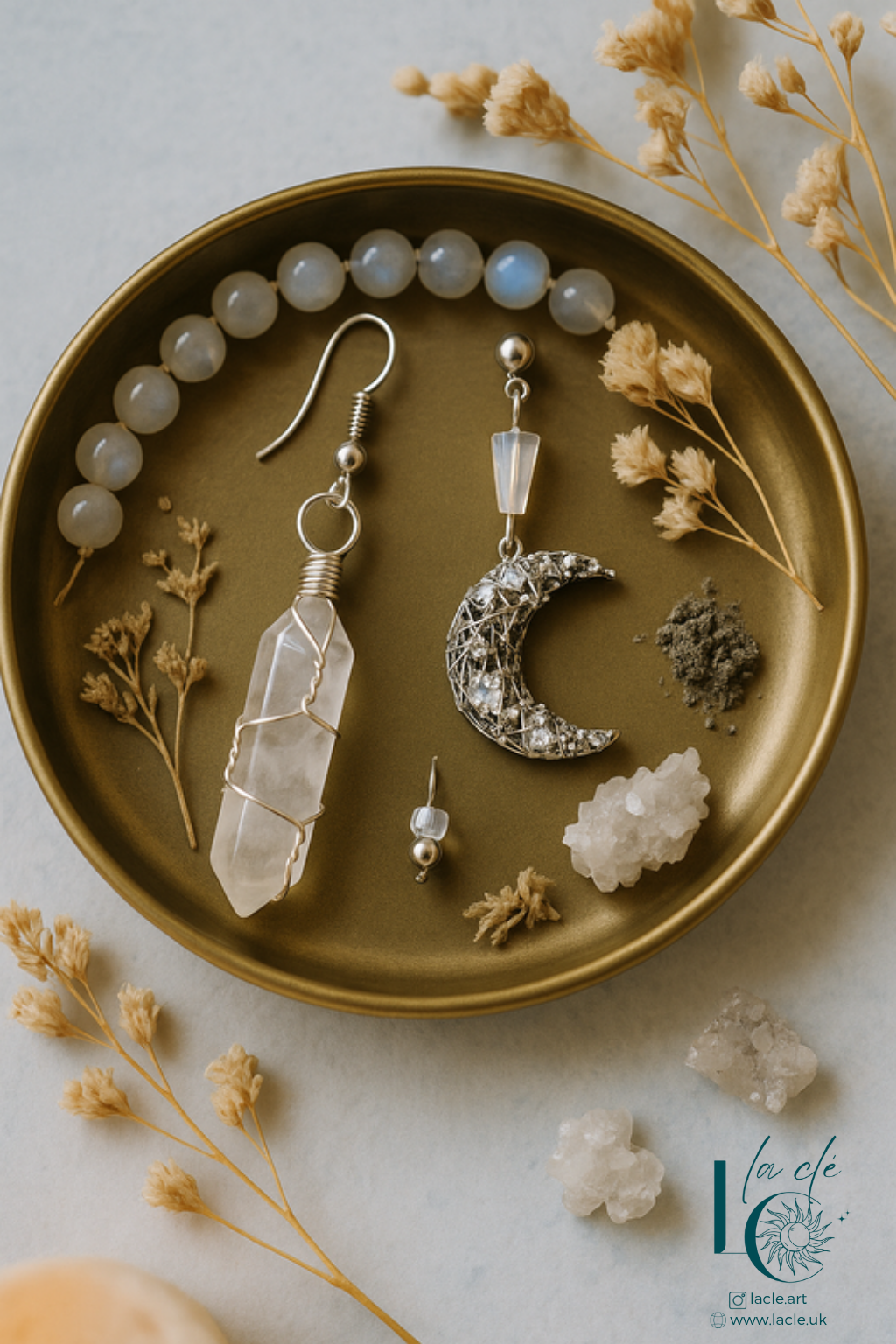 Moon and Crystal