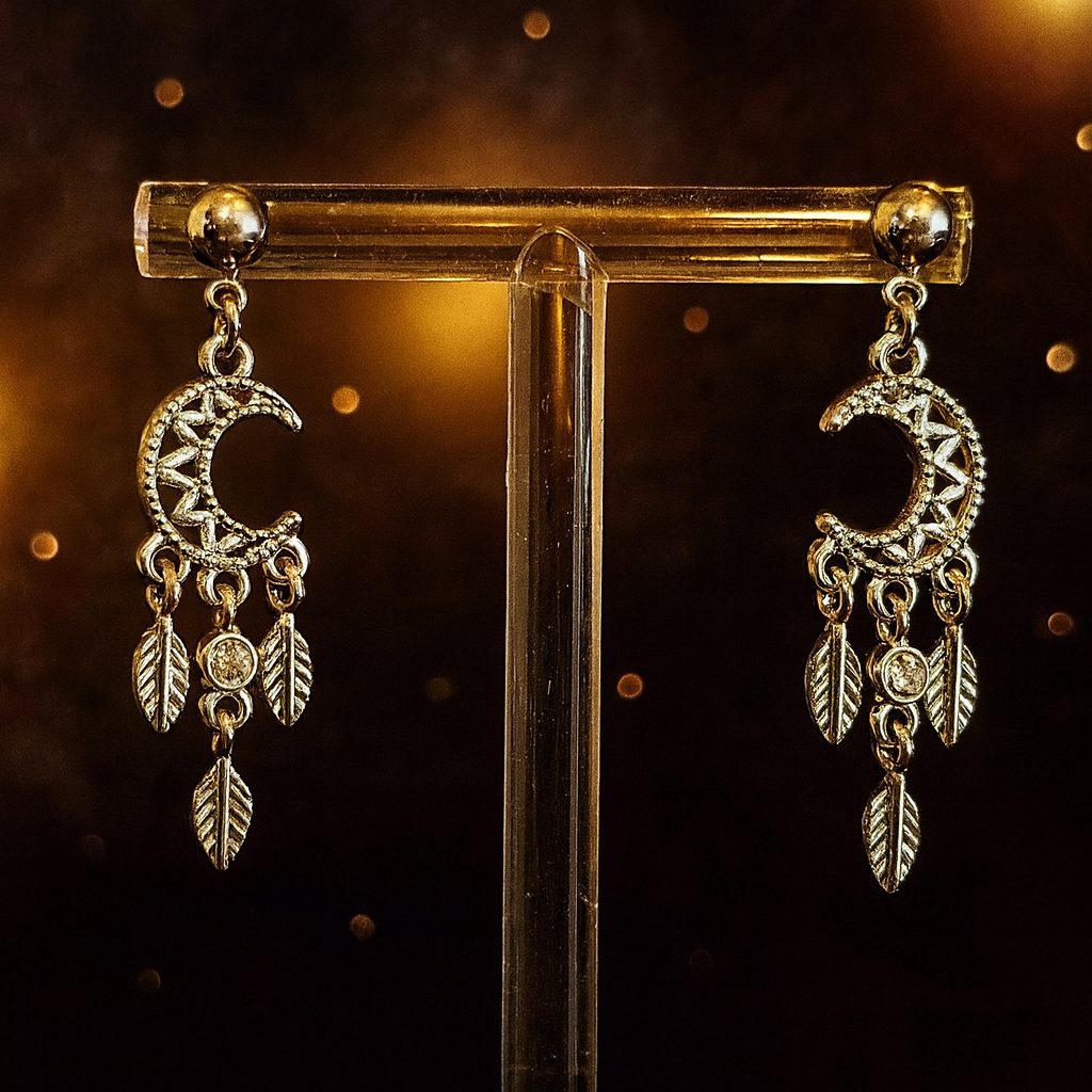Moon Dangle Earrings