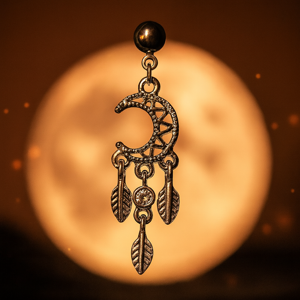 Moon Dangle Earrings