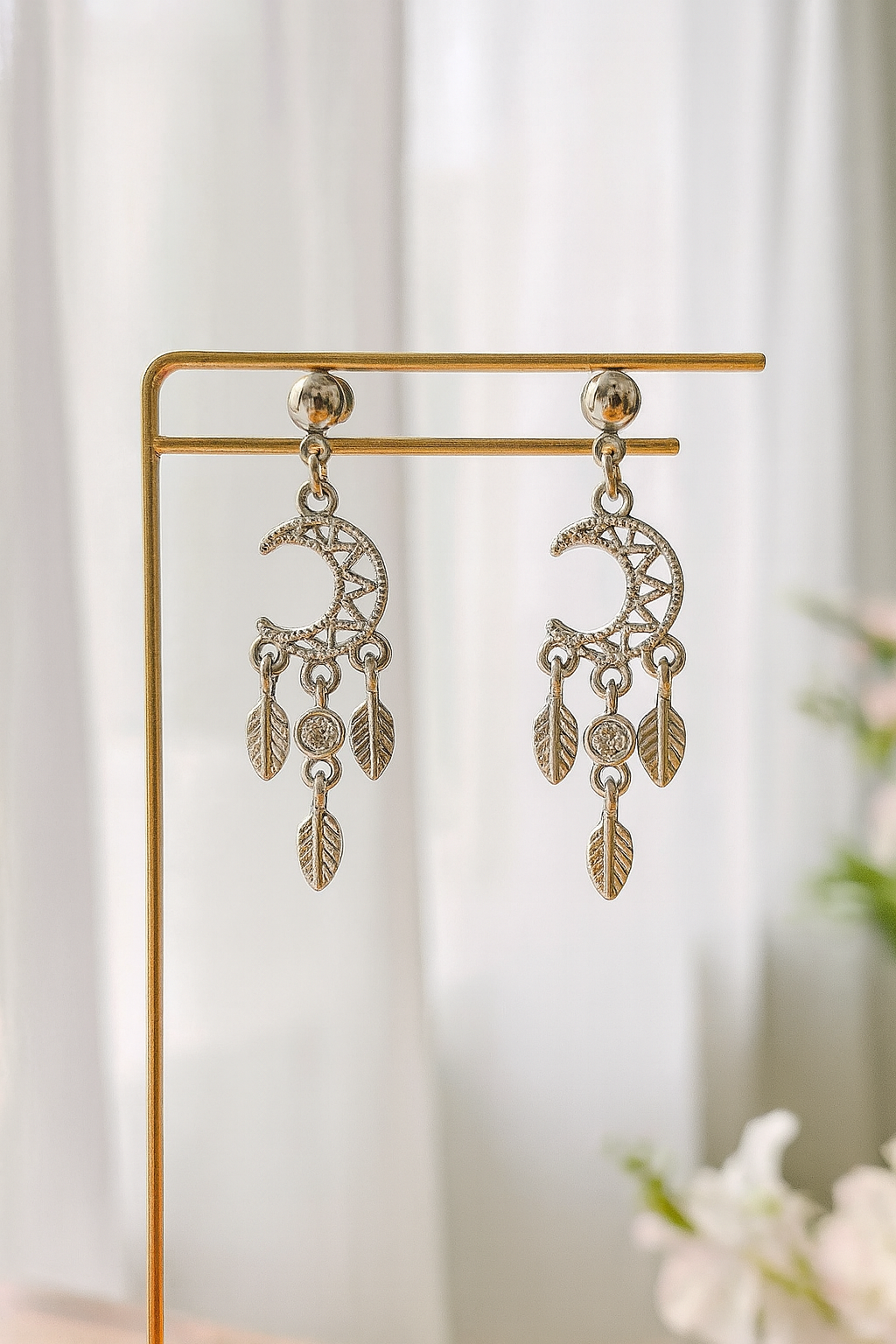 Moon Dangle Earrings