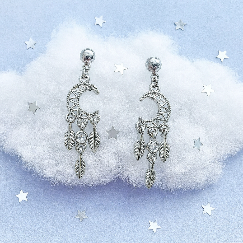 Moon Dangle Earrings